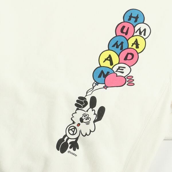 Human made×verdy スウェットXL白新品未使用 Human made×verdy スウェットXL白新品未使用