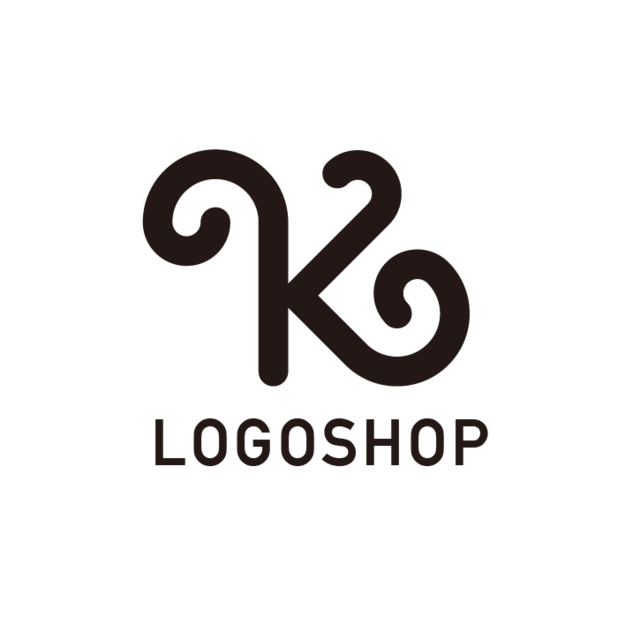アイアンフレームk アルファベット K おしゃれ かわいい 美容 サロン クリニック 健康 医療 医院 病院 歯科 介護福祉 ショップ 店舗 ロゴ作成 購入 販売 デザインで選ぶならロゴショップ