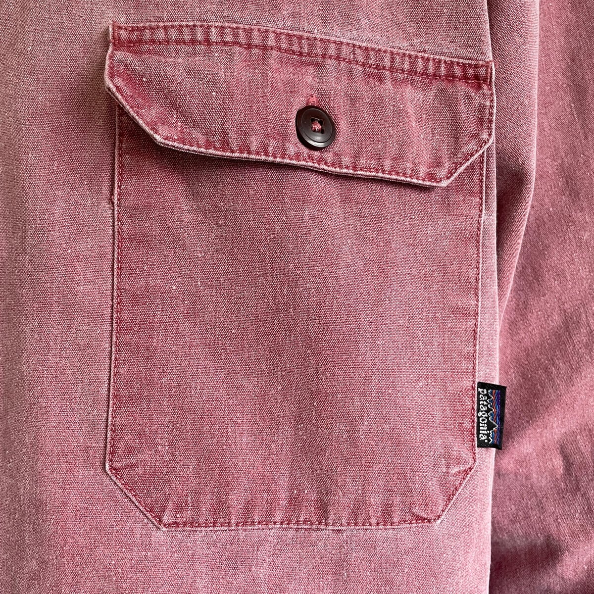 90年代 Patagonia パタゴニア キャンバス コットンシャツ メンズXL相当