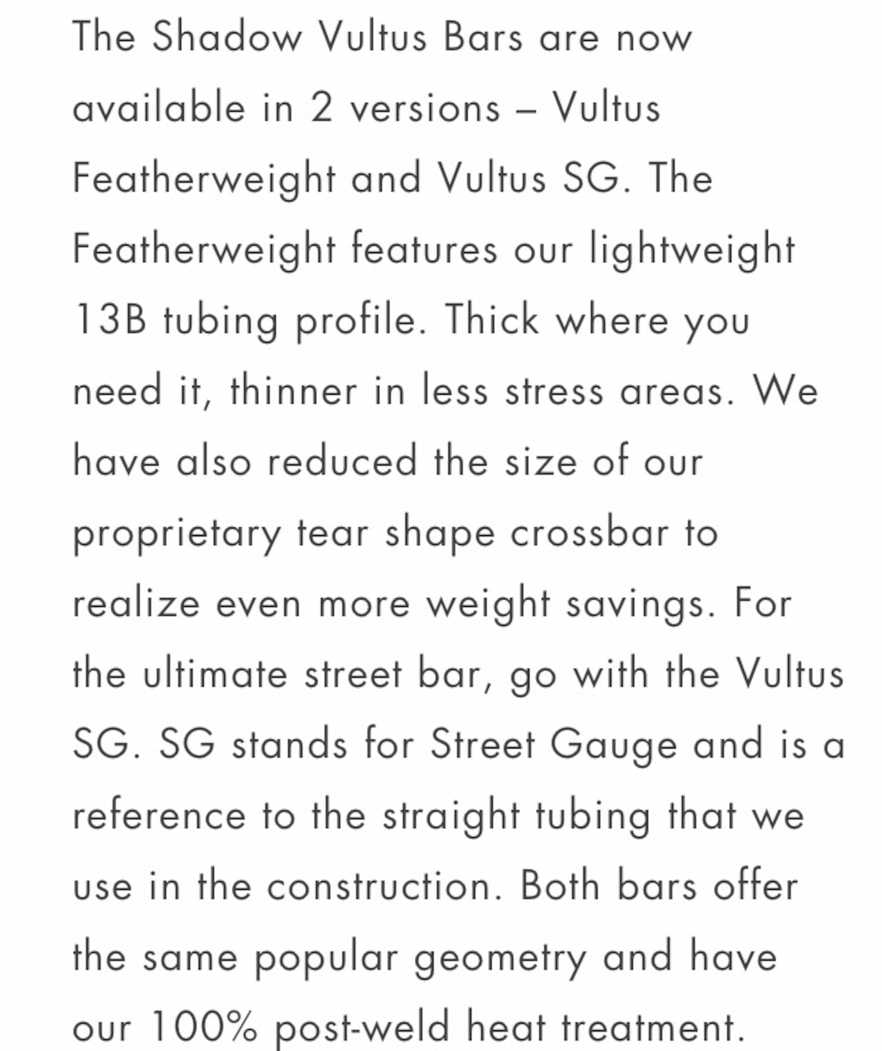 8.75”/9.0”/9.5”SHADOW VULTUS SG BAR CHROME | bmxshop
