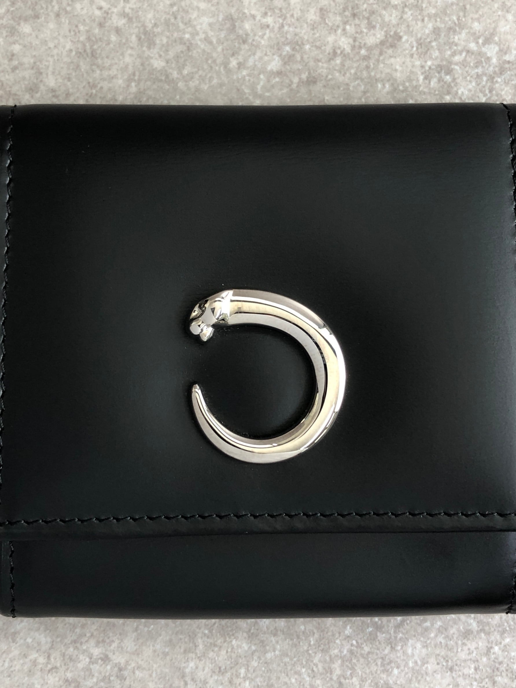 Cartier カルティエ パンテール コインケース ブラック レザー 小銭