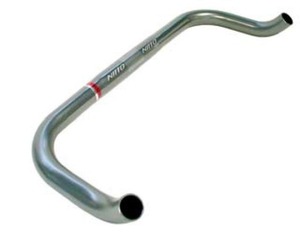 【新着特価】NITTO(日東) ドロップハンドル RB-018 RB-018-380 φ26.0 380 ライトグレイ