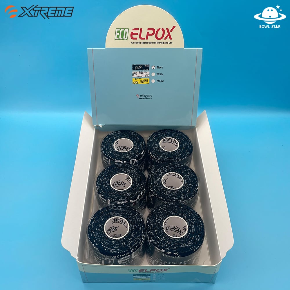 【まとめ買い・6個入り】Xtremeフィンガーテープ ECO ELPOX(5cm×6.8m)ブラックorホワイト | BOWLSTARオンラインショップ powered by BASE