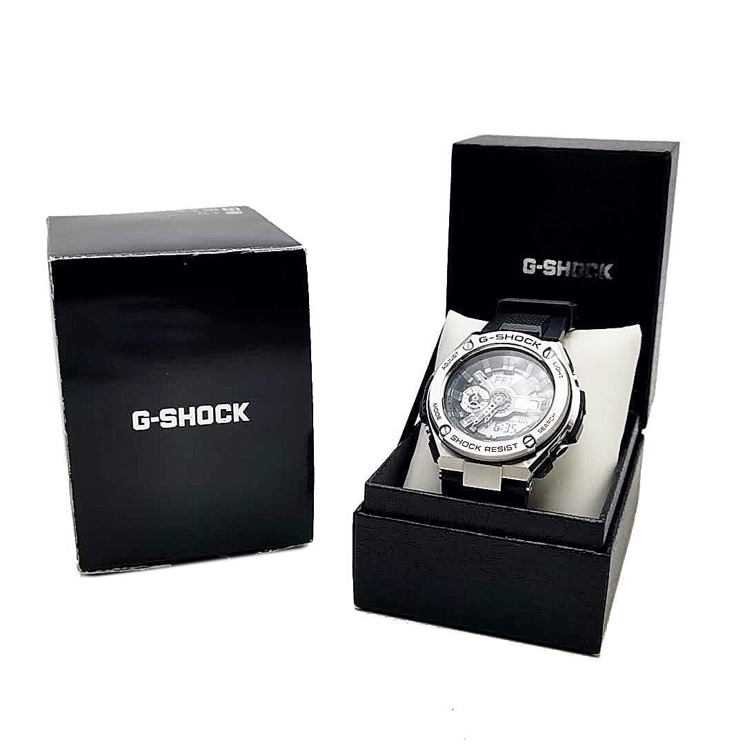 美品 Gショック 腕時計 GST-410 Gスチール 03-23071408-