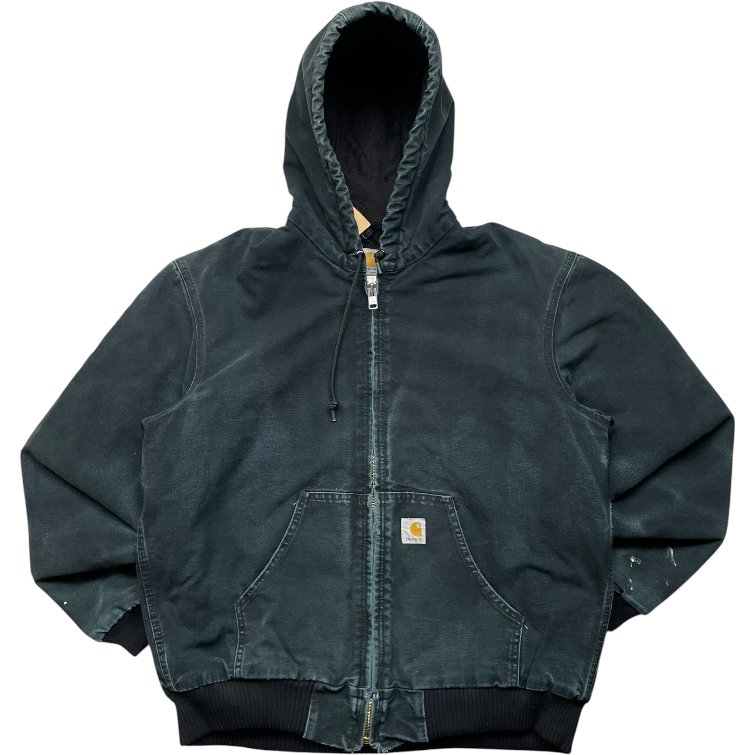 《M》Carhartt カーハート ダックジャケット アクティブジャケット 裏地キルティング ブラック no.8934