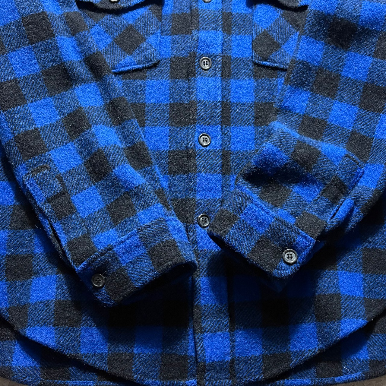 vintage 1980’s WOOLRICH check wool shirt