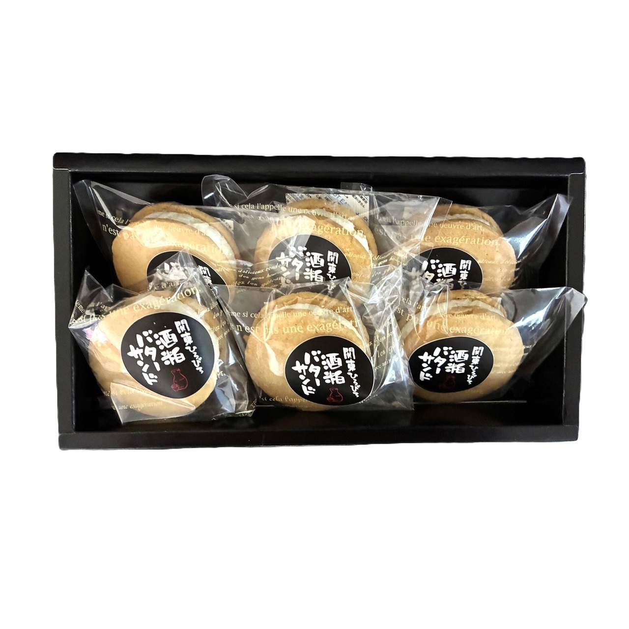 パステル　酒粕バターサンドクッキー[6個入箱]・画像2