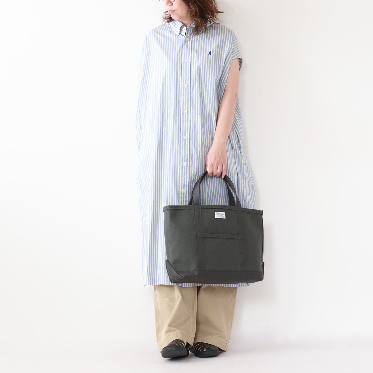ORCIVAL[オーチバル・オーシバル] CANVAS TOTE BAG MEDIUM-SOLID- [OR