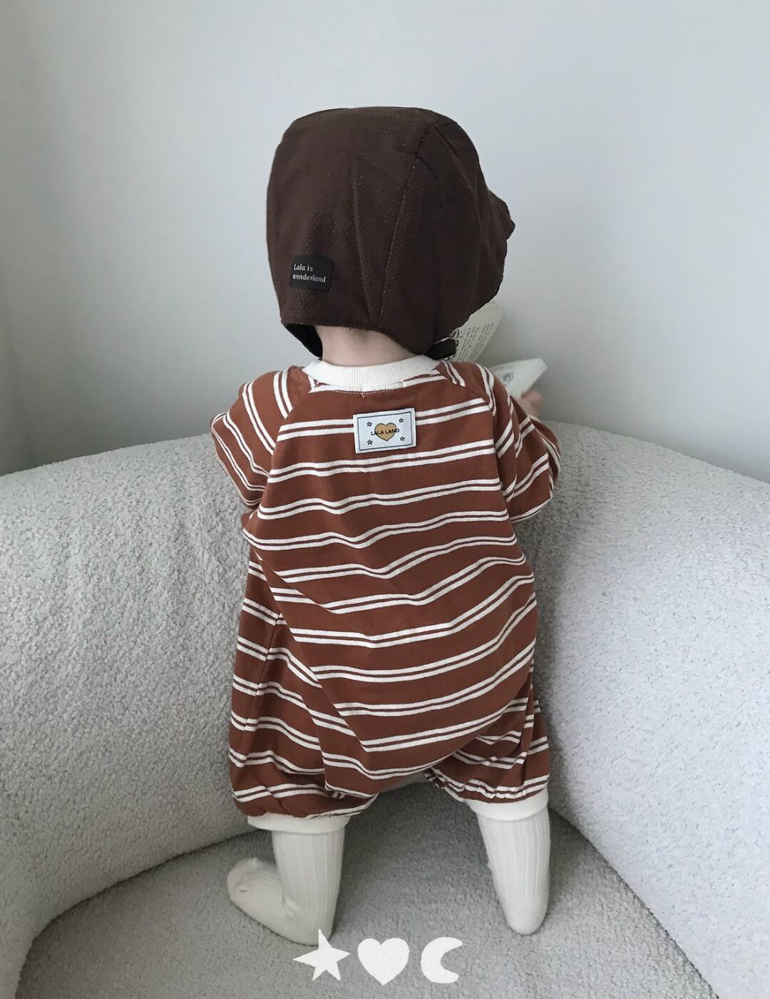 送料無料【予約】/  babyセイントロンパース /lalaland