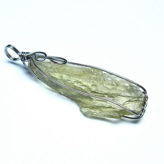 リビアングラス ペンダント 一点物 メール便可 [M便 1/20] 112-13598