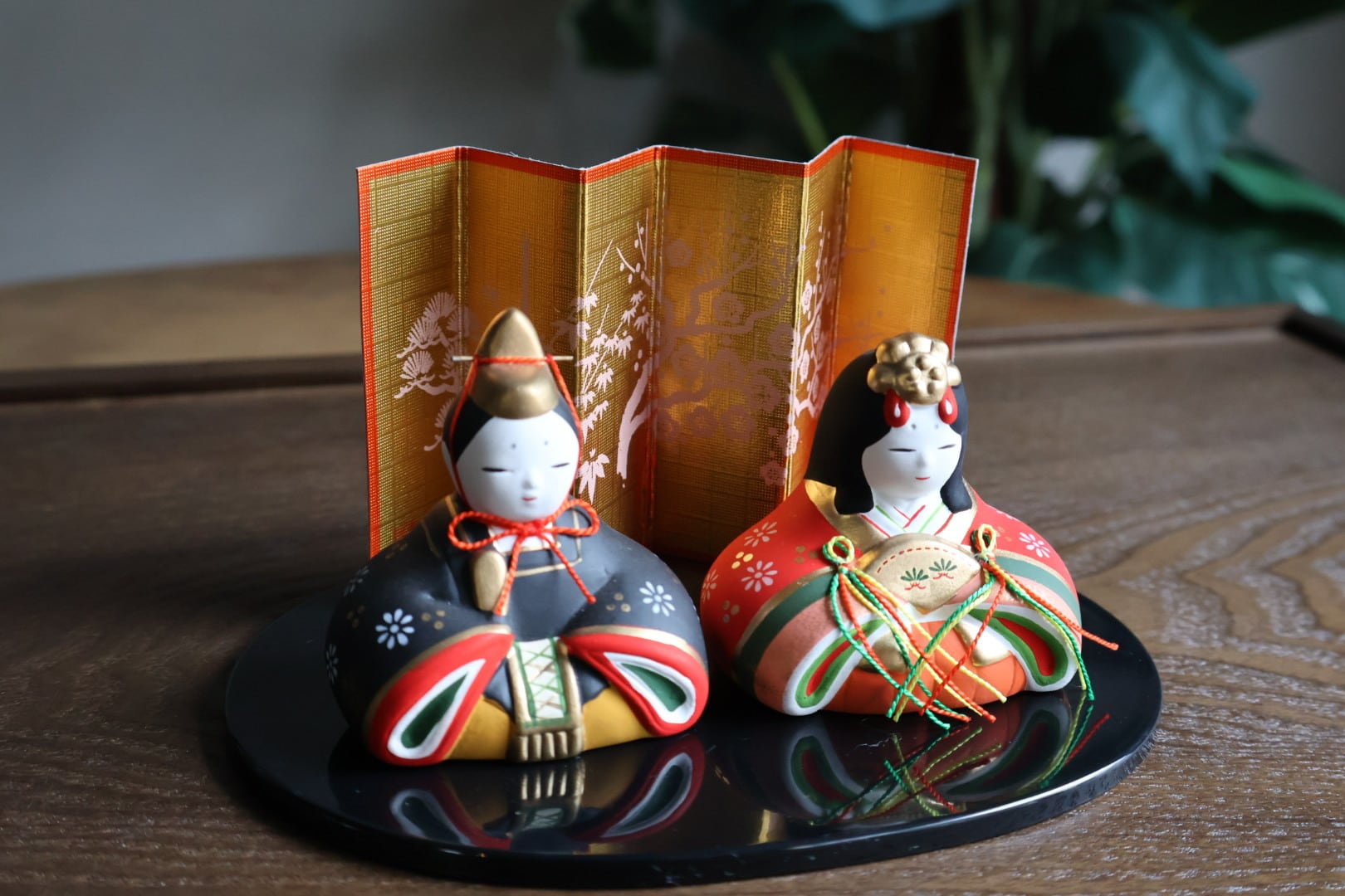 薬師窯 ひな人形 錦彩華みやび雛 | うつわ通販 土岐陶器店 / ONLINE SHOP