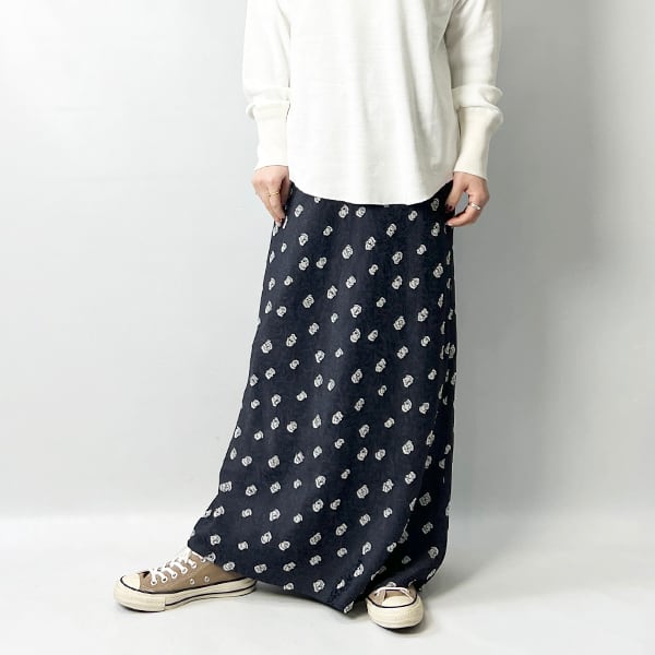 Shinzone（シンゾーン）】SIMON DOTS JACQUARD SKIRT THE SHINZONE