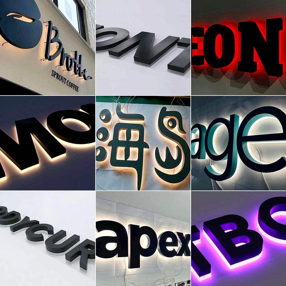 LEDチャンネル文字 側面発光 背面発光 ledsign_001 アクリル