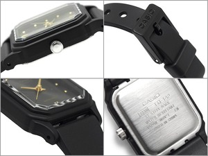 CASIO カシオ チプカシ 腕時計 BASIC ベーシック LQ-142E-1A ブラック レディース