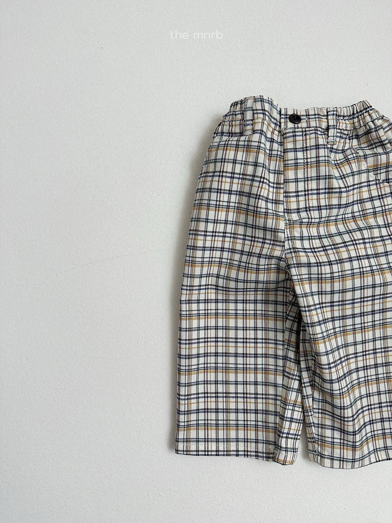 送料無料【予約】/ アダルチェックパンツ / minirobe