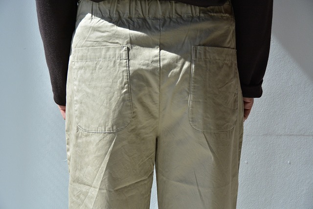 リネン RINEN 60/2ウェザーテーパードラクパンツ(R44104)ベージュ