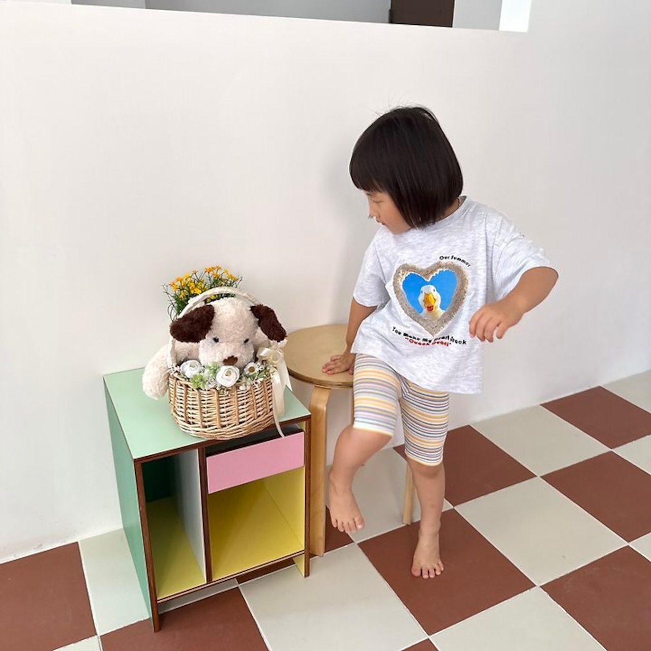 【取寄/韓国直送】Nightbebe 26/SM ダックTシャツ |夏服|韓国子供服