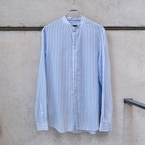 Emporio Armani / Striped Stand Collar Shirt