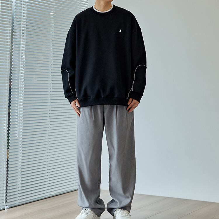 ★CASUAL ROUND NECK SWEATSHIRT　　　A0439