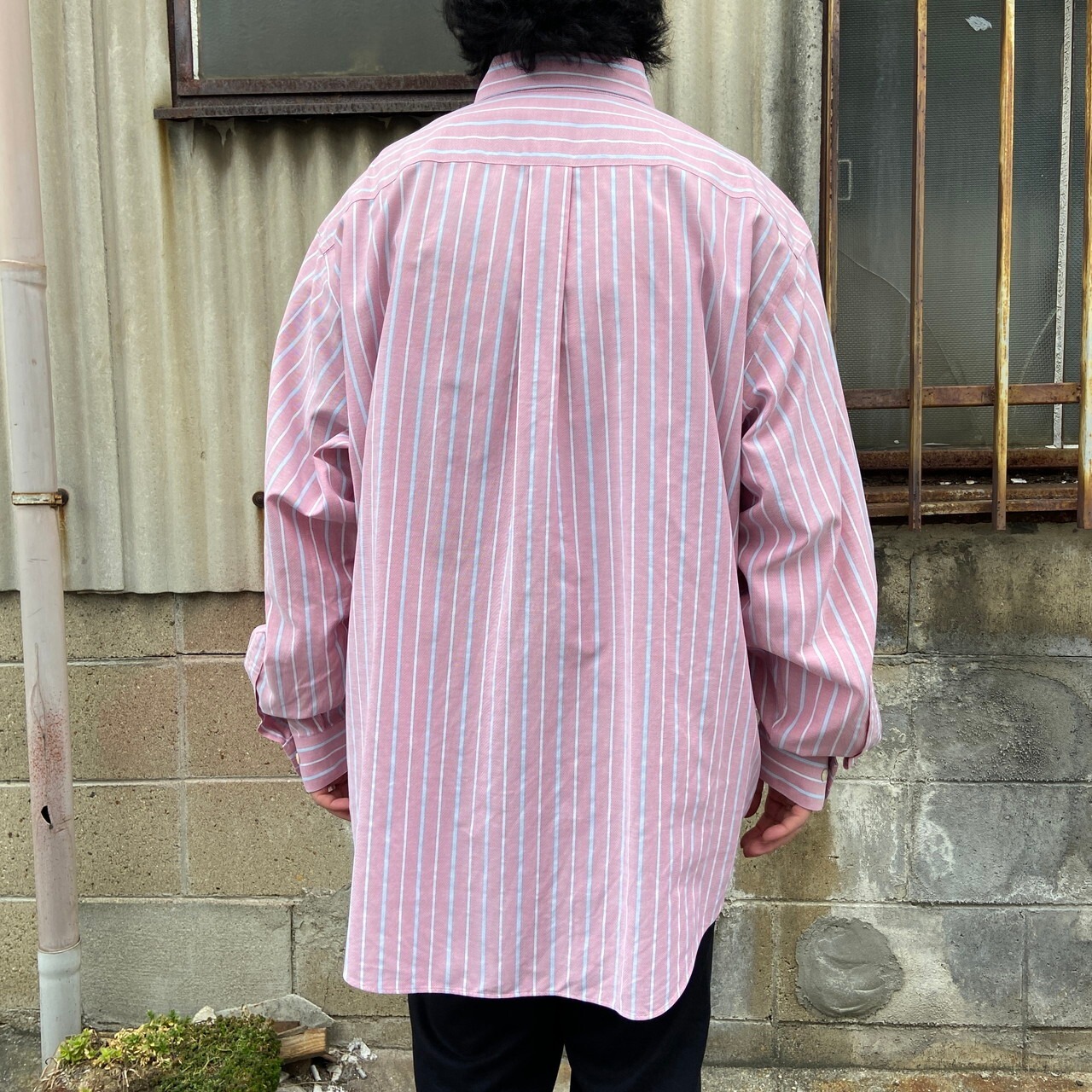 90年代 Brooks Brothers ブルックスブラザーズ ストライプ ボタン 