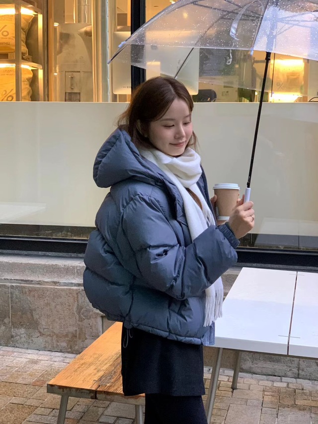 (予約) ounce / Bunny hoodie padded jacket 3color