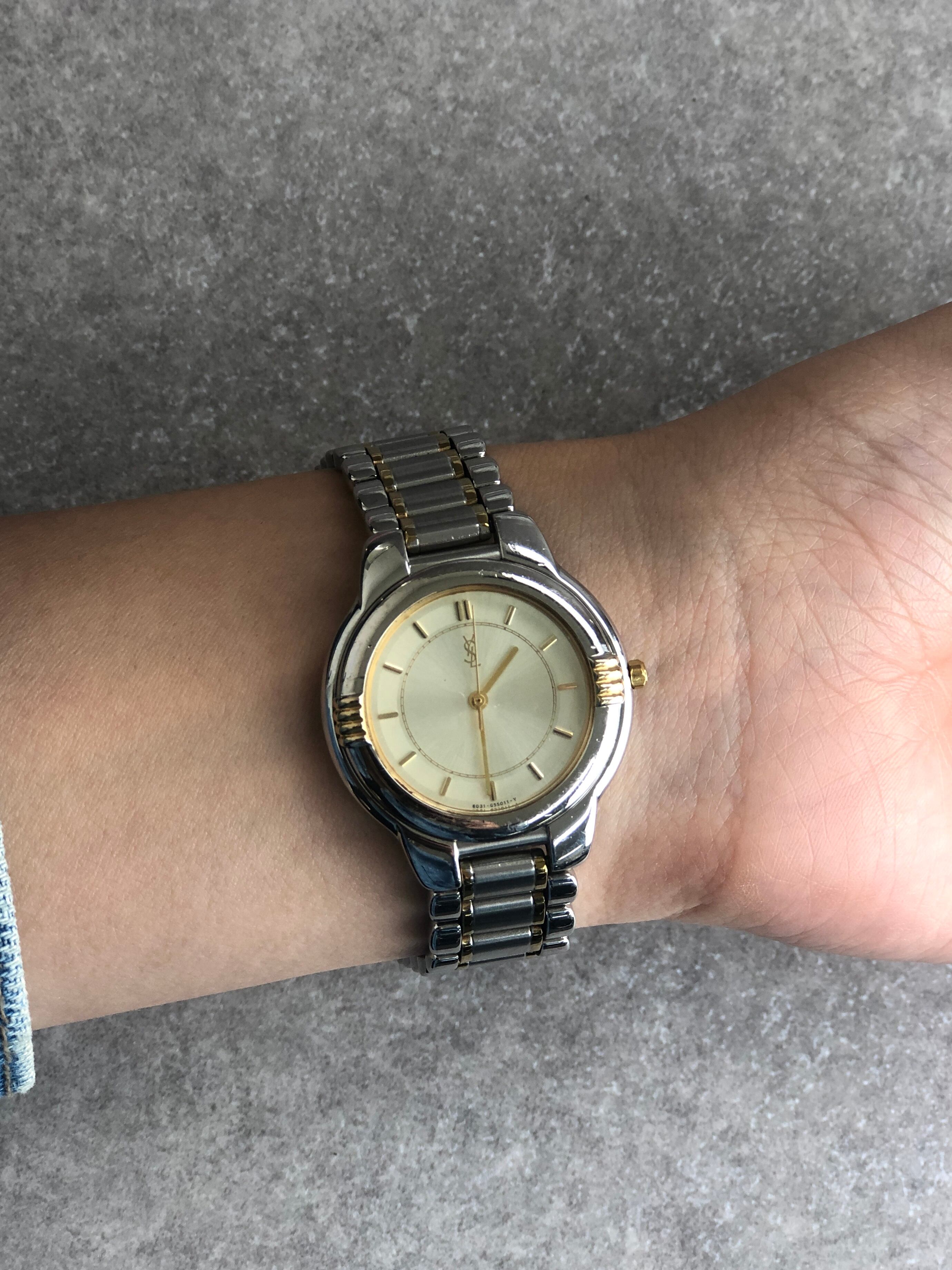 Yves Saint Laurent レディース腕時計 シルバー 1152 Yves Saint Laurent イヴ・サンローラン 腕時計 シルバー YSL