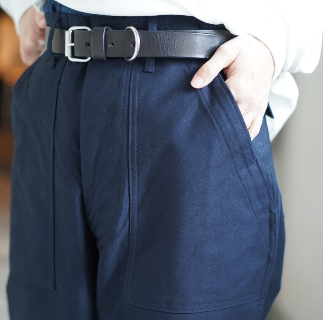 TUKI(ツキ)baker pants-navy blue-(0152) | Debby