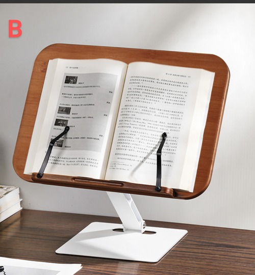 木製 ブックスタンド 書見台 読書台 アーム式 高さ調整 角度調整 タブレットスタンド 天然木 オーク材 デスク 勉強 卓上 書き台 読書スタンド 多機能 無垢材