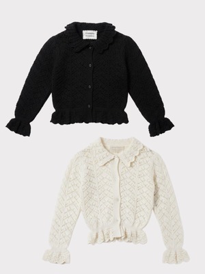 crochet knit cardigan