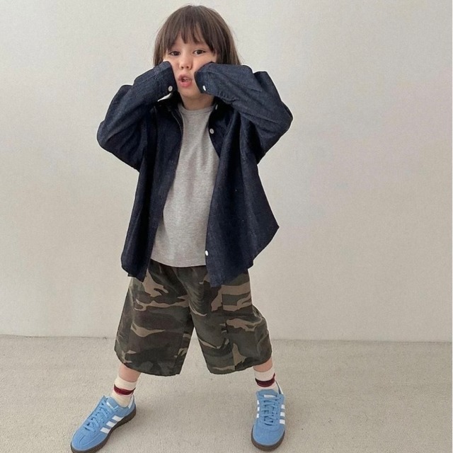 〚予約〛Denim shirt <kids>