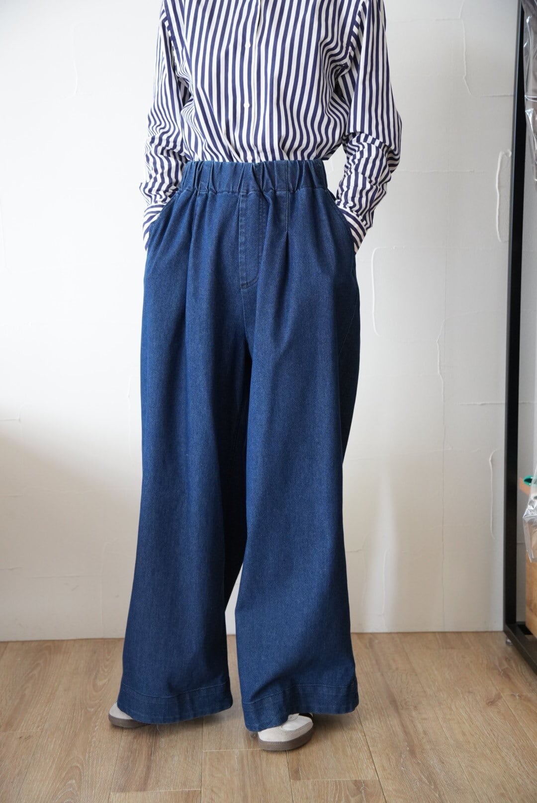 28. PRIORITY /プライオリティ 足長効果大デニムパンツ(No.P51042AI)