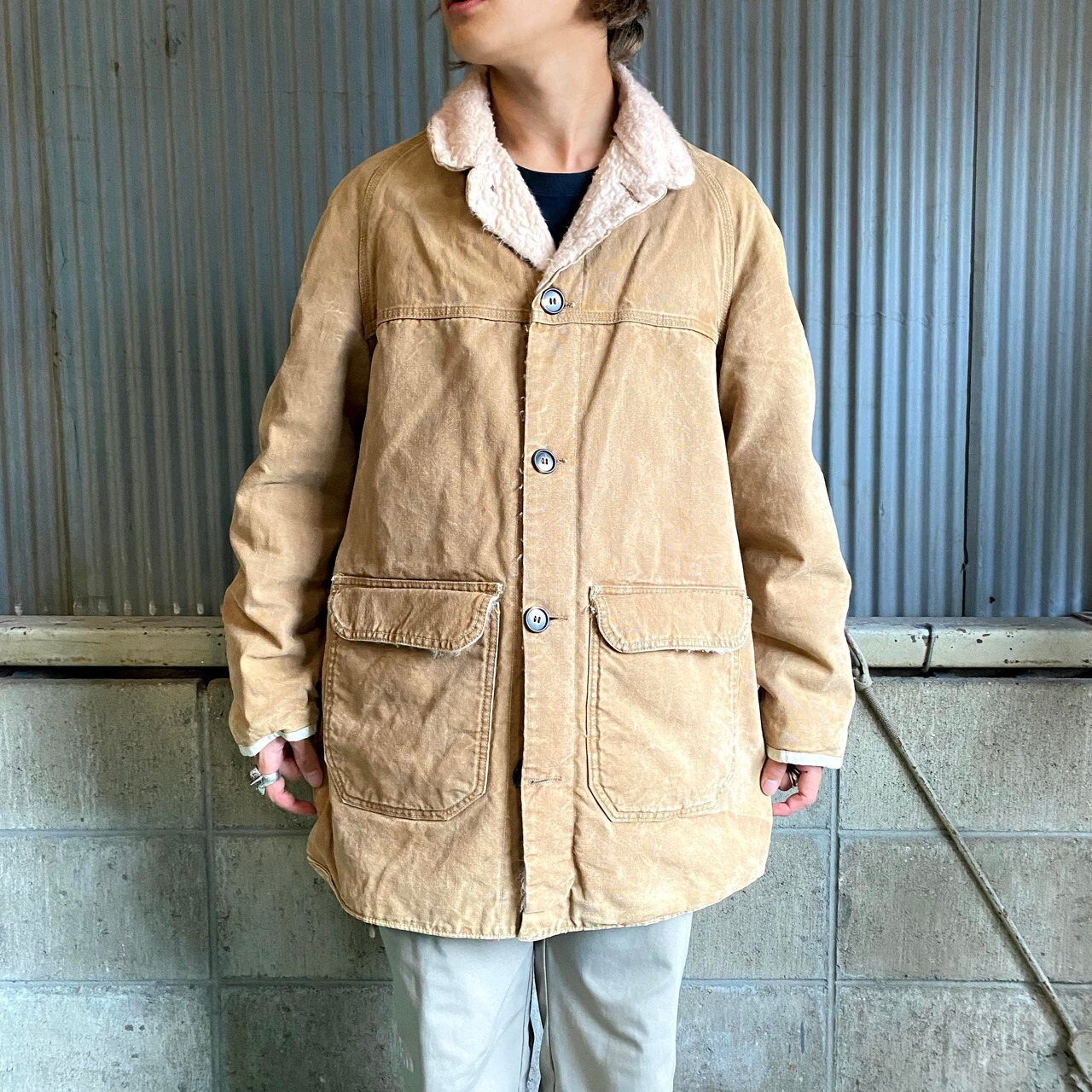 70年代 ヴィンテージ USA製 Carhartt カーハート ボアジャケット  