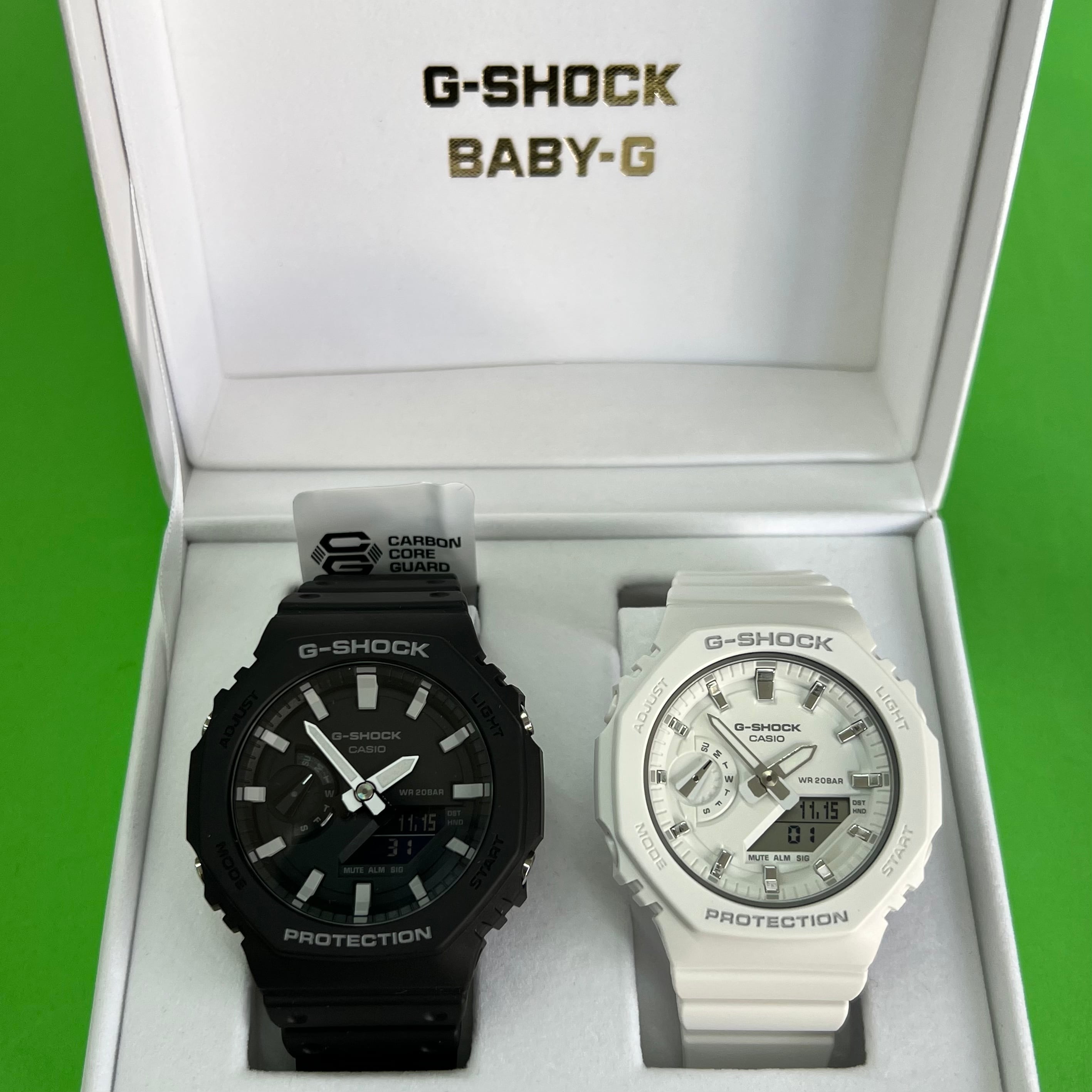 特価☆G-SHOCK GA-2100-1AJF & GMA-S2100-7AJF ペアウォッチ メンズ ...