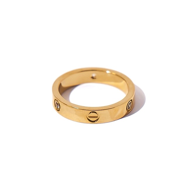 316L sun ring【GOLD】#r87