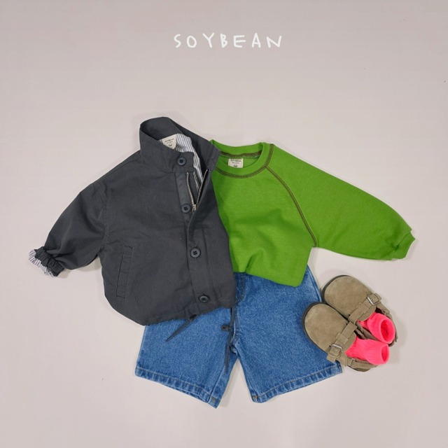 《送料無料》予約:バミューダデニム【soybean】※ジュニアサイズ