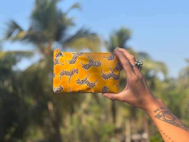 Goa Zebra Print Pouch