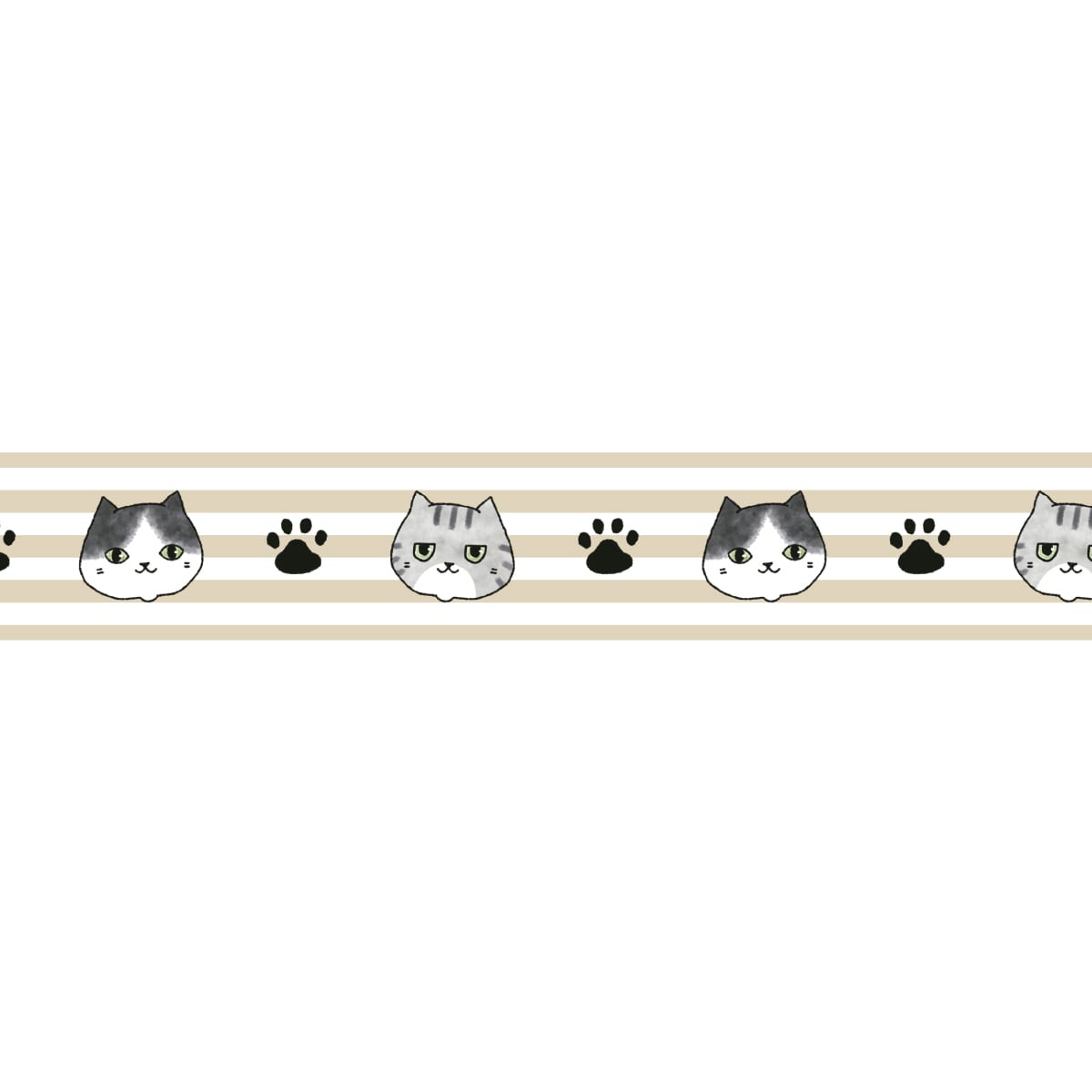 マスキングテープ 猫たち / グッズ 肉球 マスキングテープ かわいい