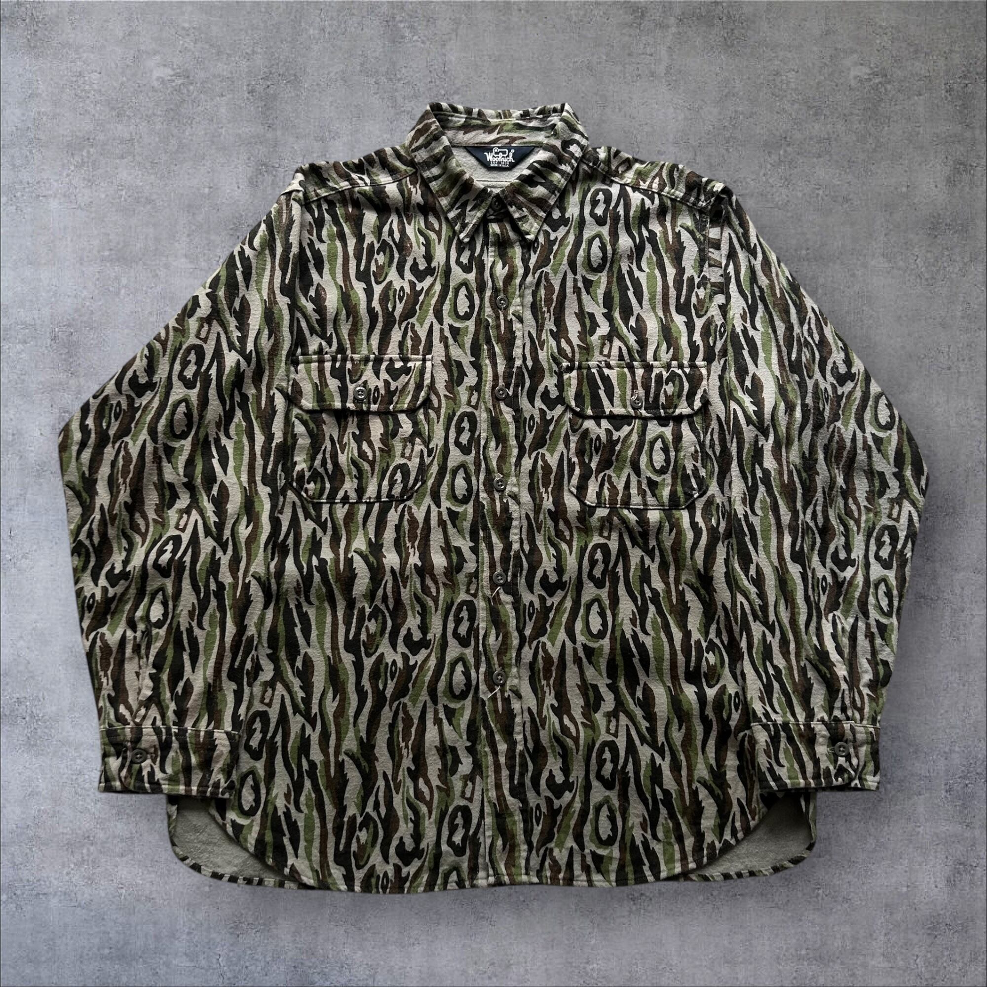 mint condition‼︎ 80s WOOLRICH "Shadow Bark camouflage" L/S shirt 【高円寺店】