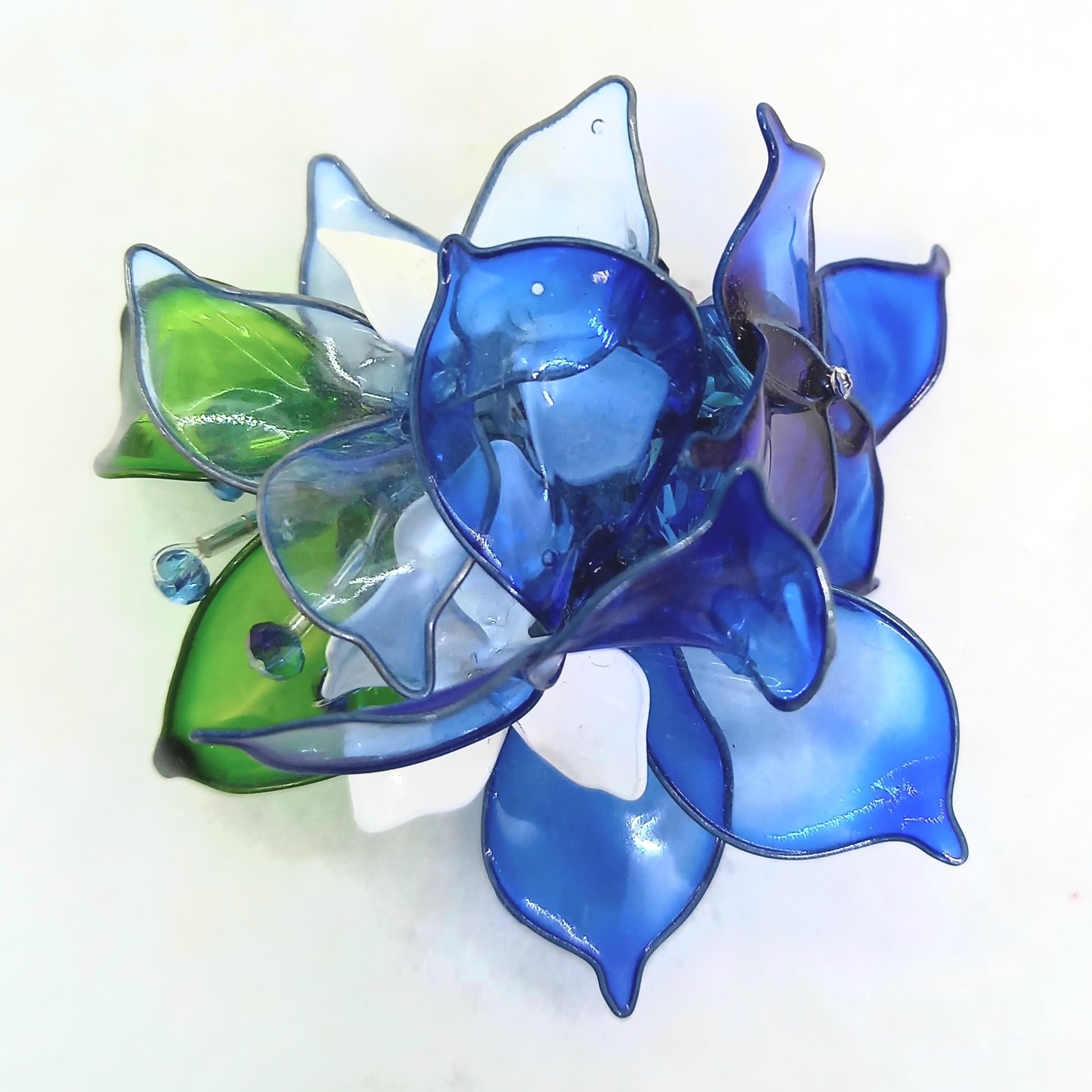 クラスター水晶・ピンブローチ | るり工房