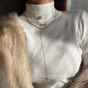 [ 2way ] 大粒 バロックパール ネックレス　［GKN038］