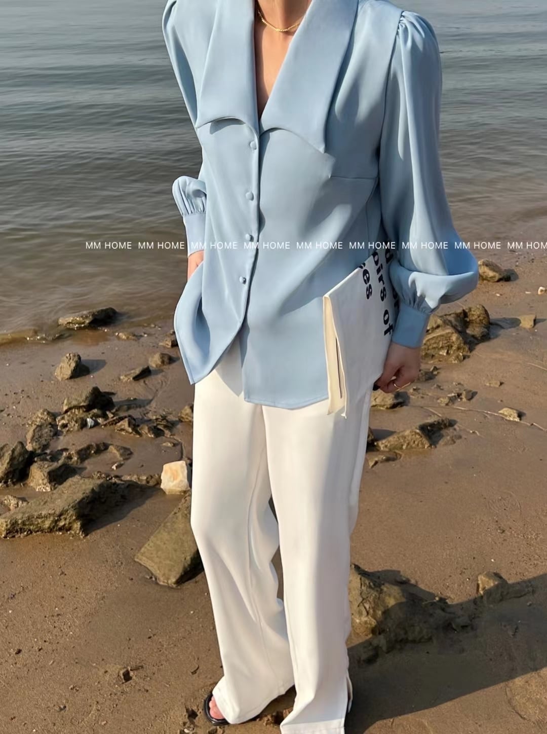 チェルシーカラーブラウス　AJ42441-906