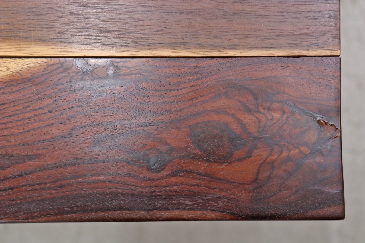 沼津店】ローズウッド無垢材 ダイニング カフェテーブル モダン