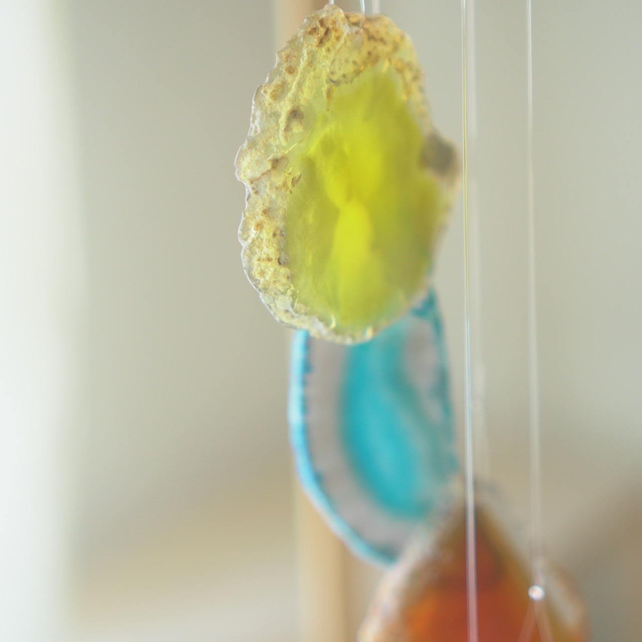 Warm Beach 06 - アゲートヒーリングチャイム / Agate Sun Catcher Wind Chime 575