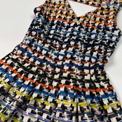 イタリア製 RINASCIMENTO リナシメント 総柄 ノースリーブ ワンピース サイズ S /マルチ/レディース