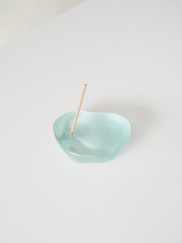 水石のお香立て (Blue)