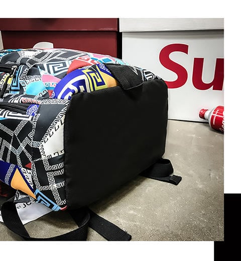 supreme  campus backpack 白