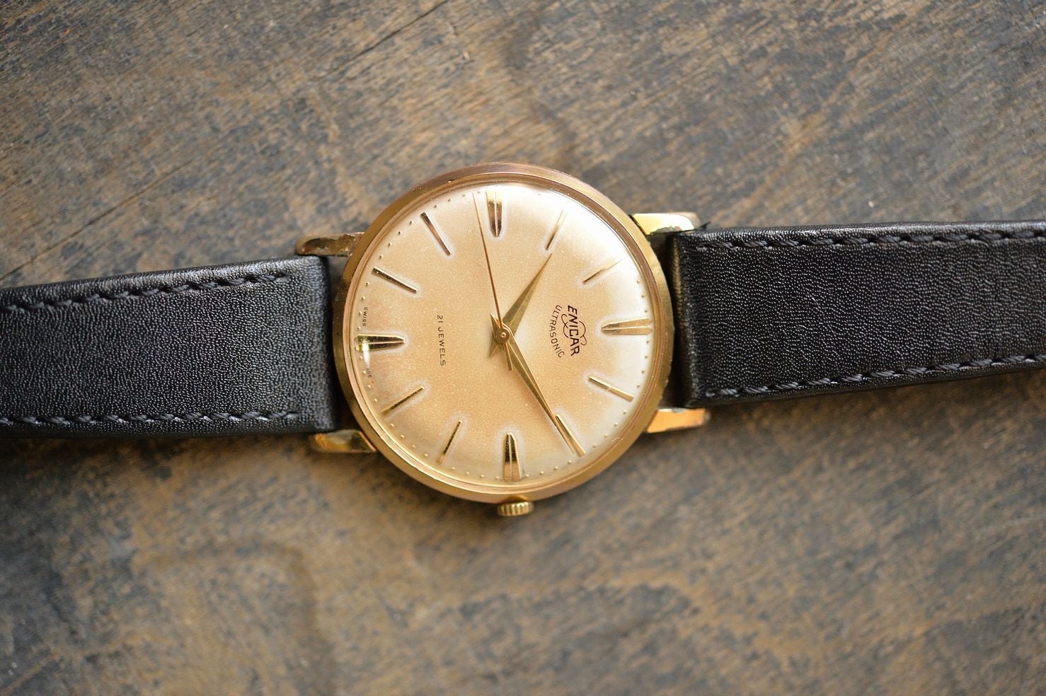 Vintage 1950's-60's ENICAR watch GF 
