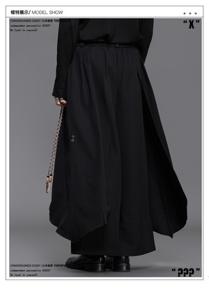 RFDRFD 26AW レイヤードラップワイドパンツ