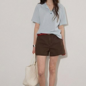 Open Collar  Polo Shirt【4color】  T4502