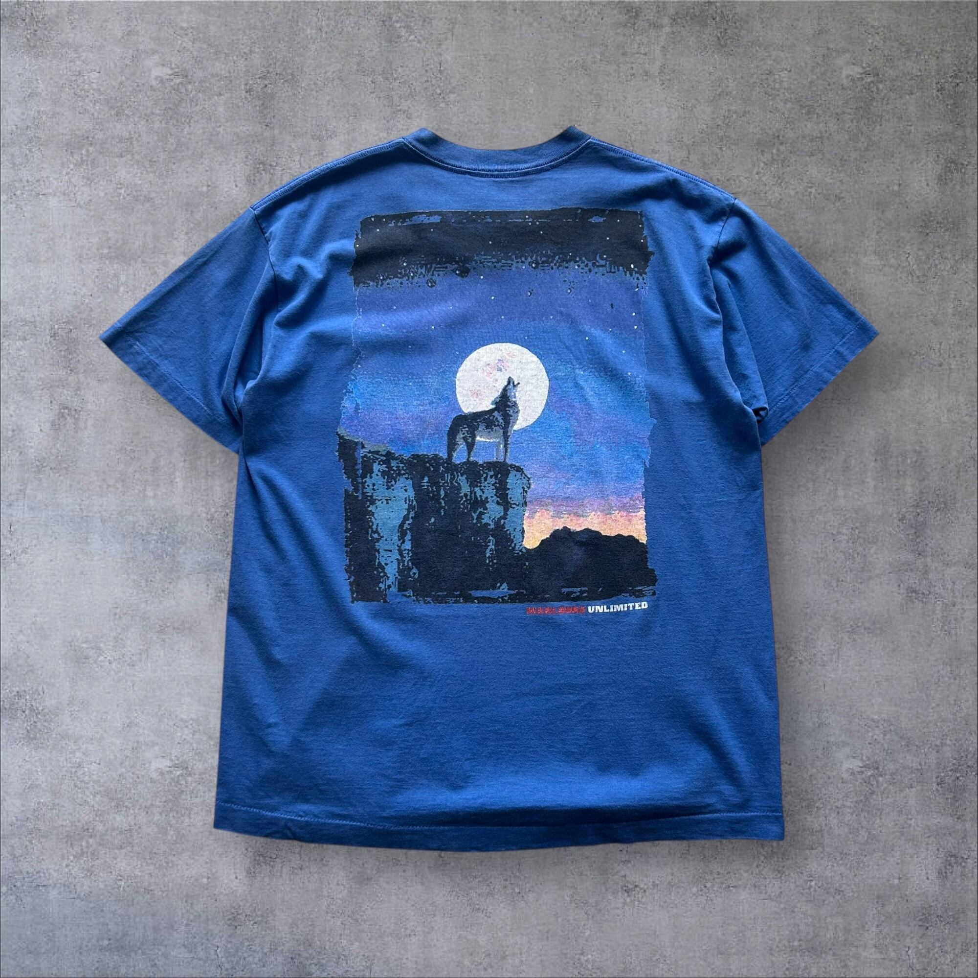 1990s Marlboro "WOLF" pocket T-shirt【高円寺店】